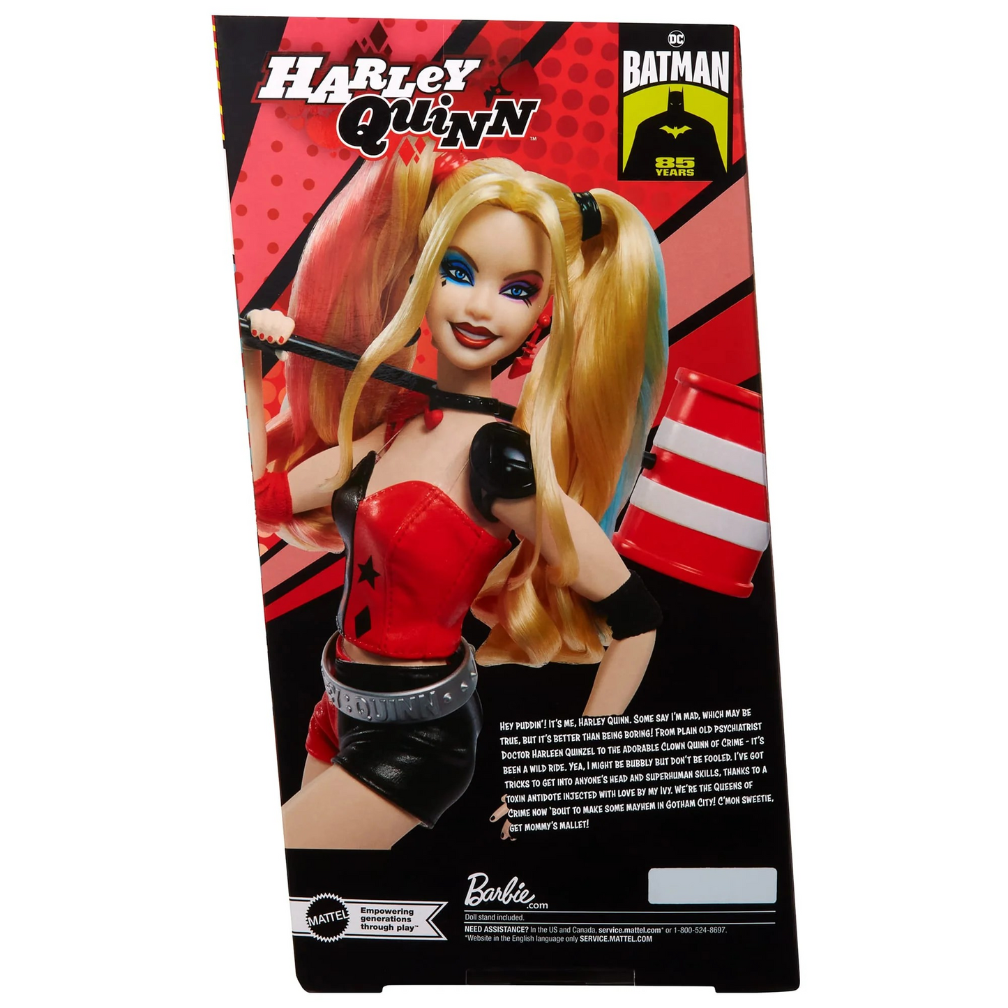 Barbie Signature Harley Quinn Batman 85th Anniversary Doll