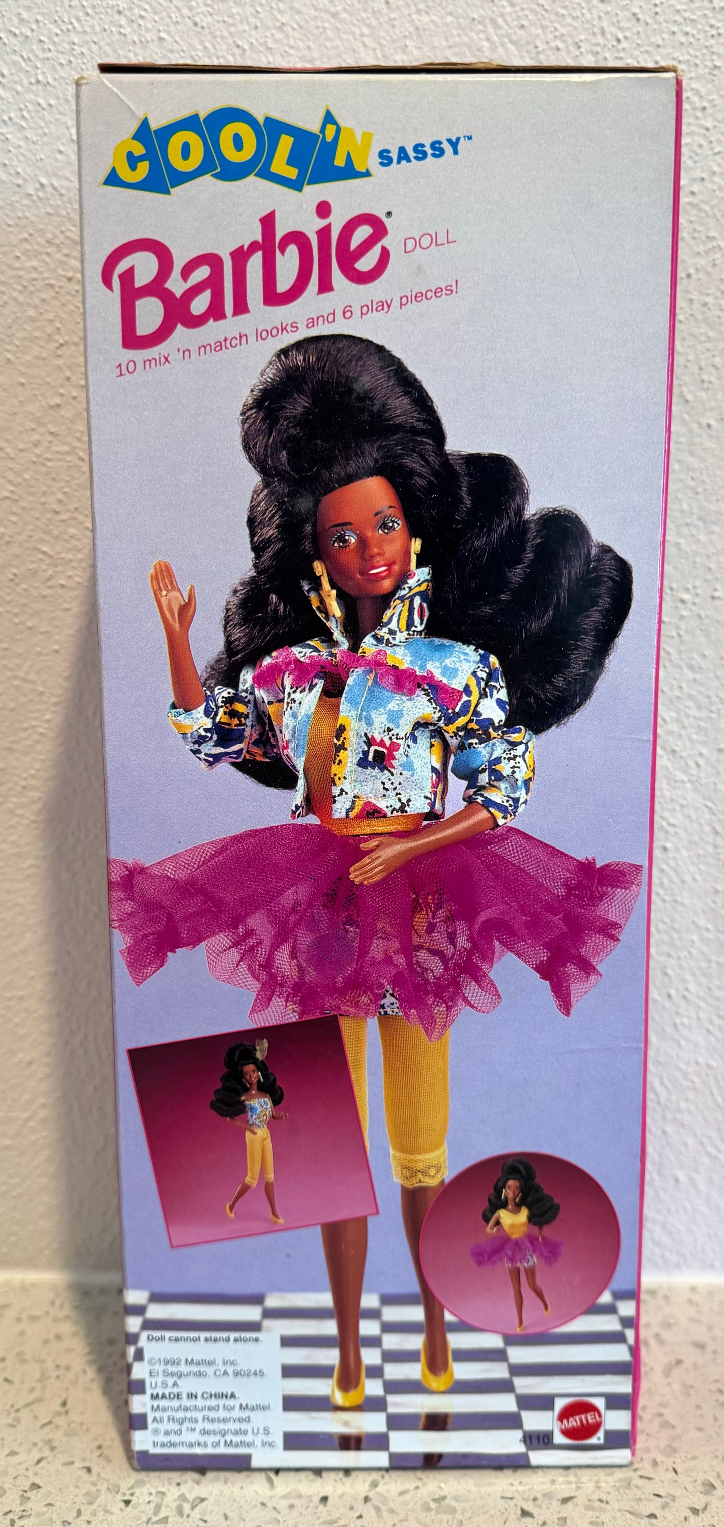 1992 Toys R Us Limited Edition Cool n Sassy AA Barbie Doll