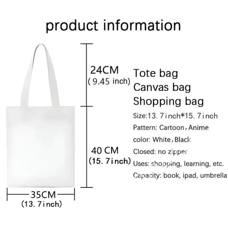 Barbie Retro Fan Printed Canvas Tote Bag