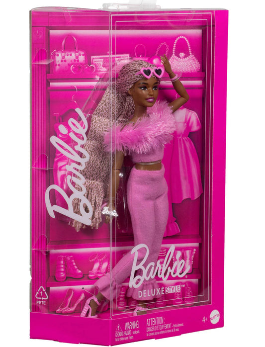 Barbie Deluxe Style Doll #4 in Soft Pink Jumpsuit